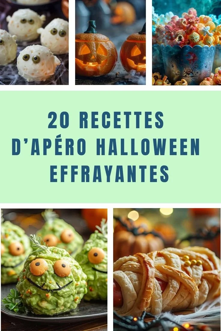 Recettes d'apéro Halloween effrayantes pour une soirée festive