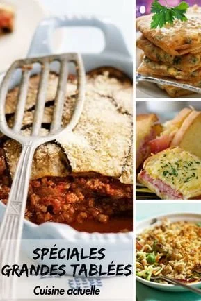 Un assortiment de plats uniques pour grandes tablées