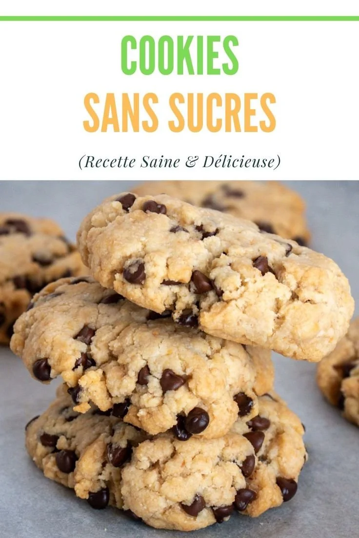 Cookies sans sucre moelleux et savoureux, idéaux pour une collation saine.