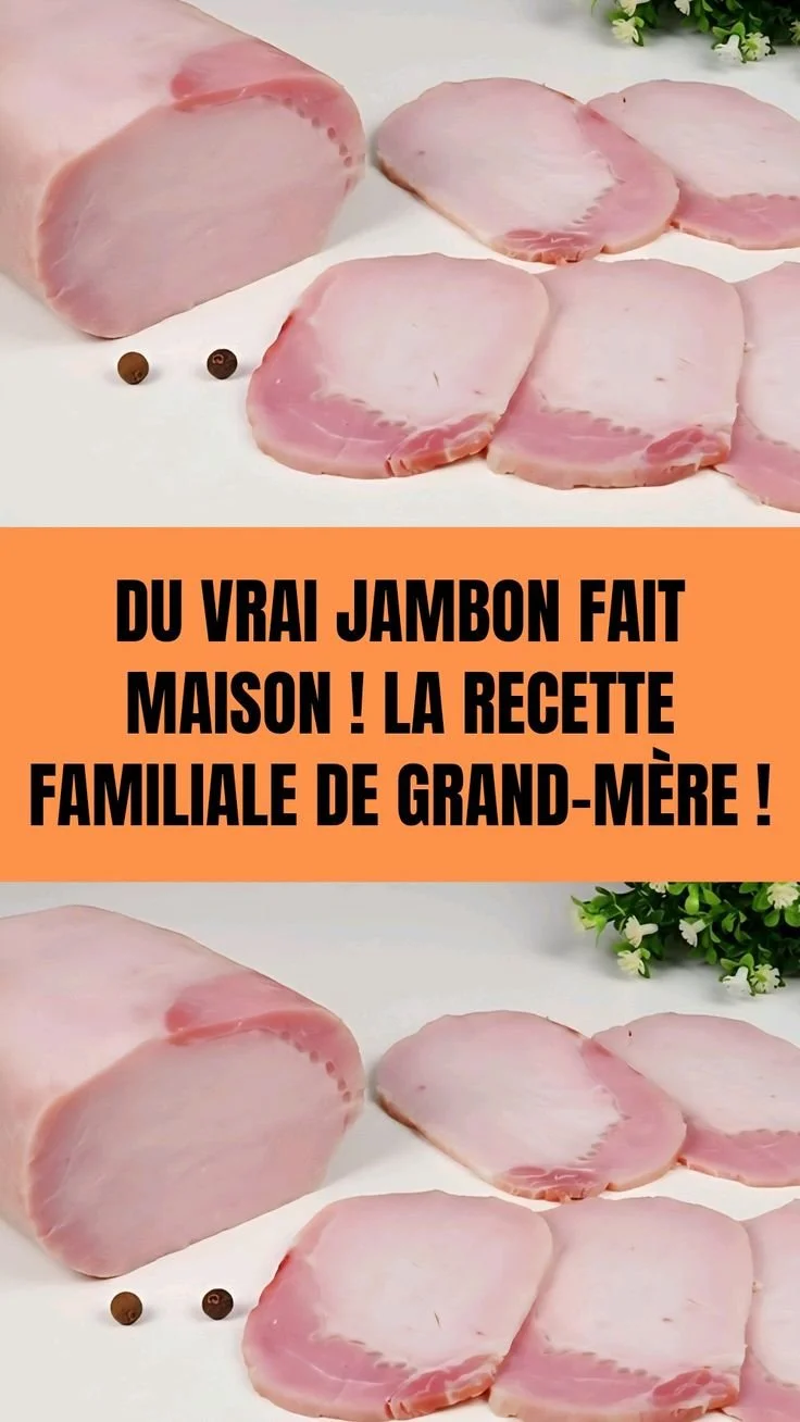 Recette de jambon fait maison selon la tradition familiale de grand-mère.