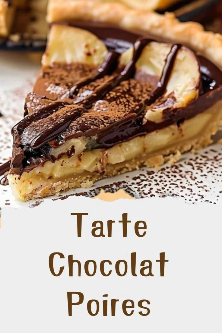 Recette de tarte chocolat-poires facile et rapide à réaliser