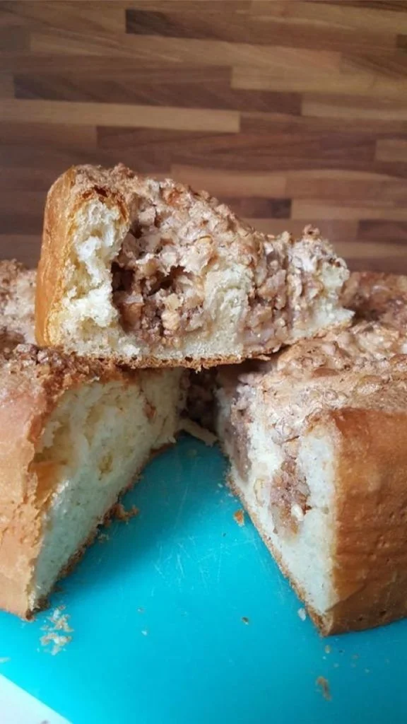 Gâteau Alsacien aux noix préparé selon la recette de mémé Moniq