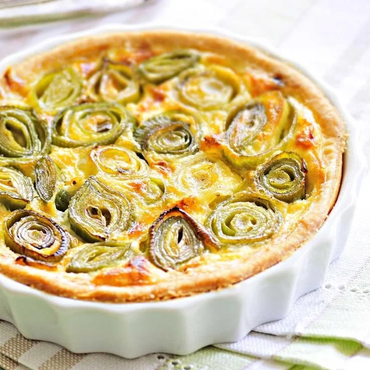 Tarte fondante aux poireaux, plat savoureux et réconfortant